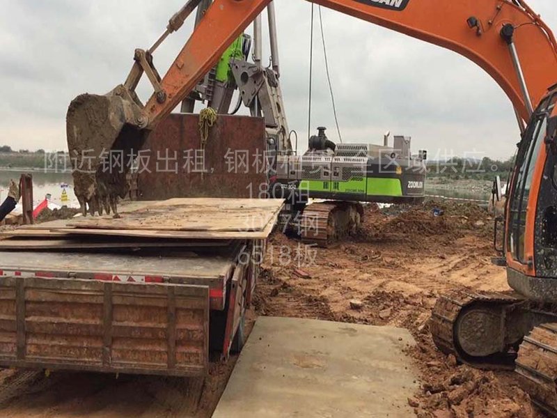 绵阳市涪城区丰谷-钢板租赁成功案例图片3